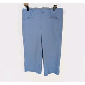 Orvis Jackson Quick Dry Capri Womens 8 Blue Ripstop Hiking Cargo Athleisure